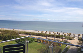 Ausblick auf den Südstrand