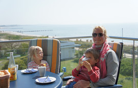 Balkon mit Ausblick